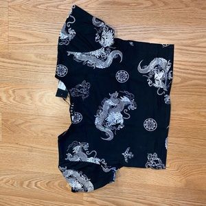 NWT motel rocks dragon crop top